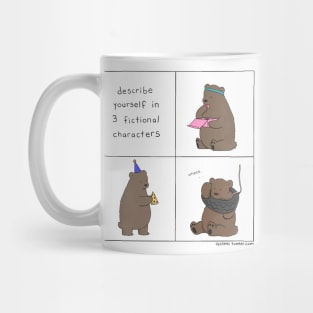 Three Fictional Characters Mug